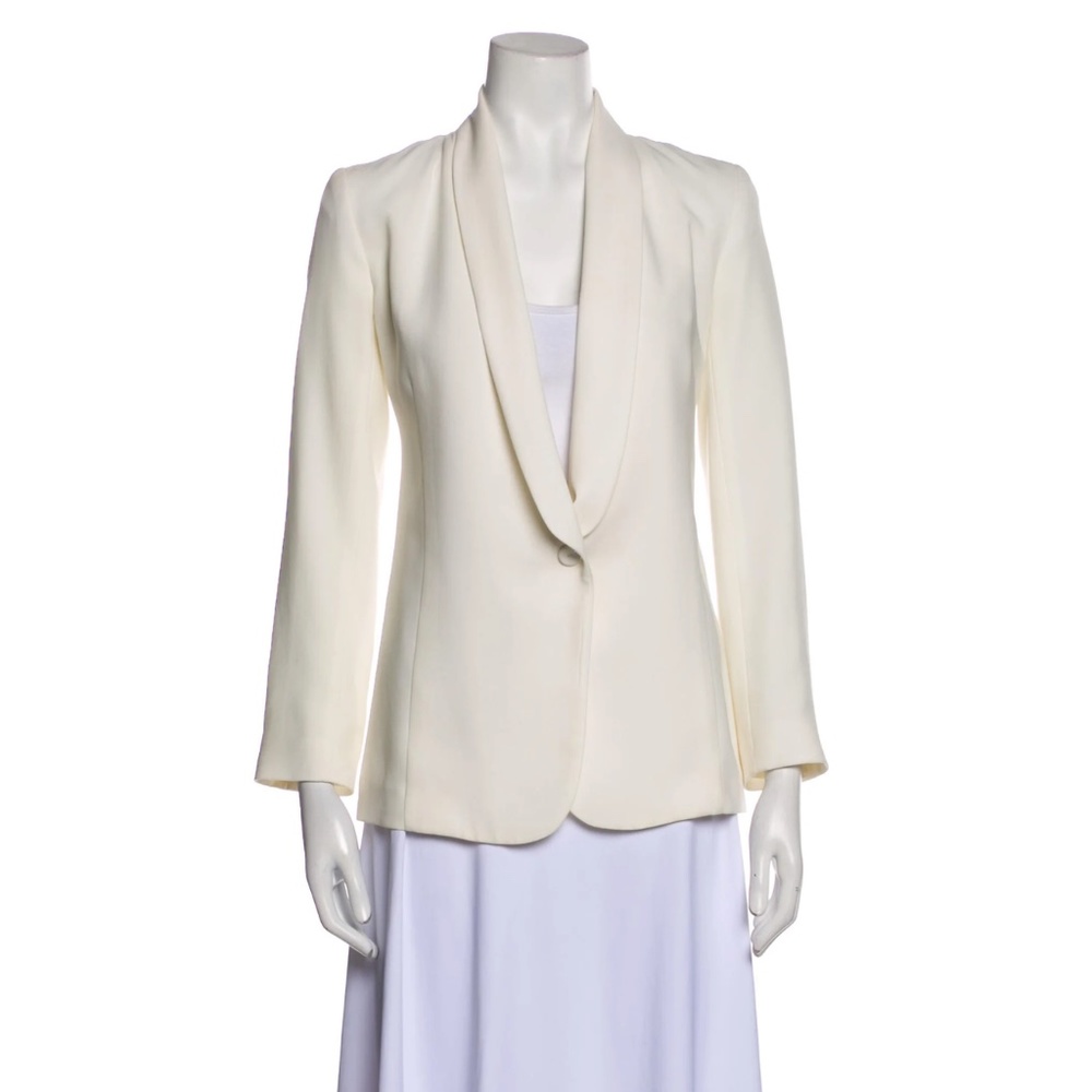 $1500 Nili Lotan Ivory White Blazer sz 0 XS